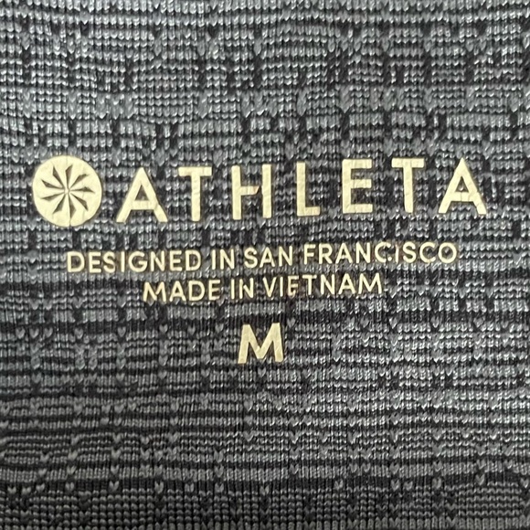 Athleta High Rise Jacquard Mesh Leggings - size M - Picture 4 of 6